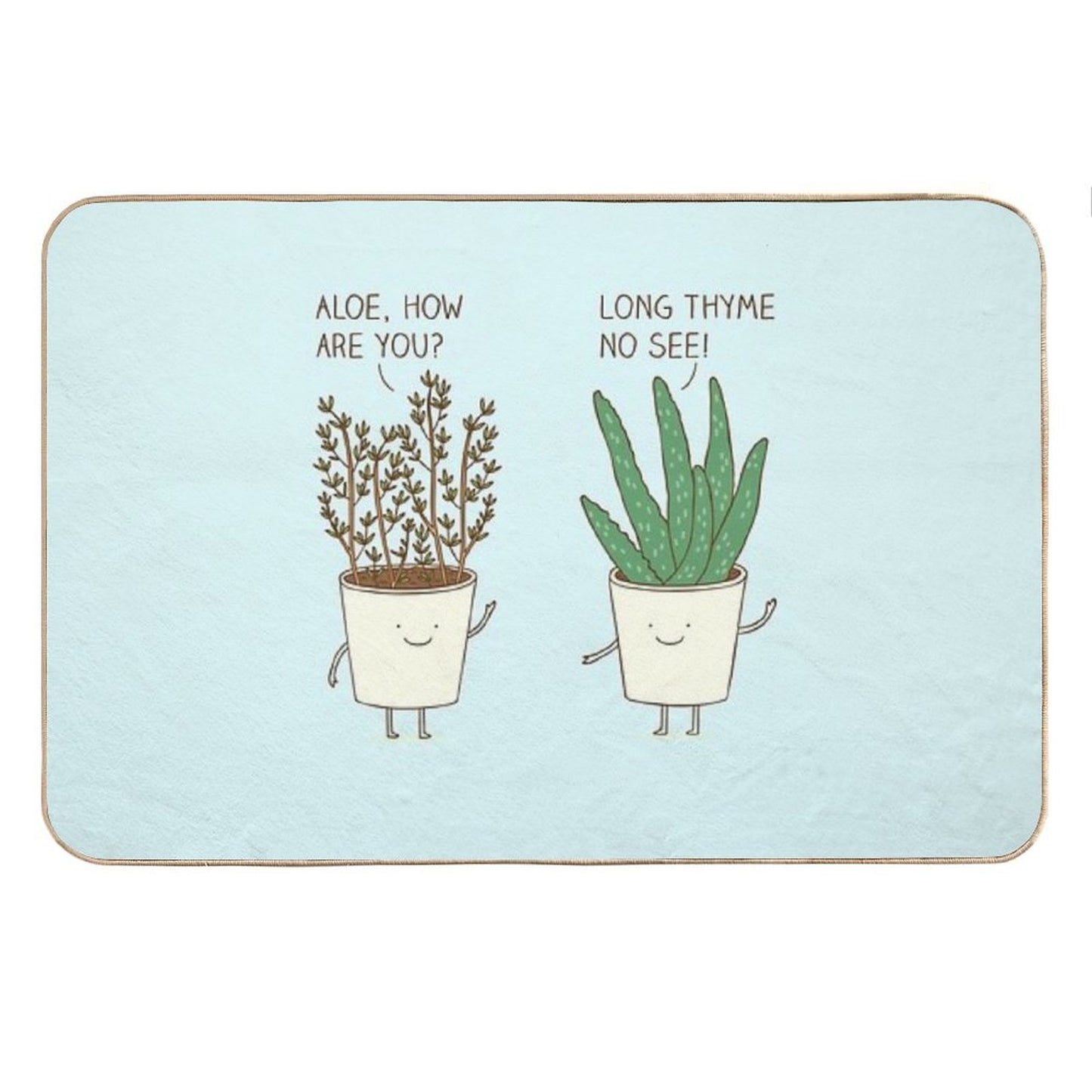 Garden Etiquette Bath Mat