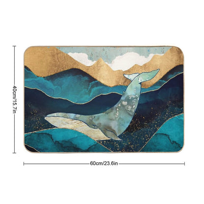 Blue Whale Bath Mat