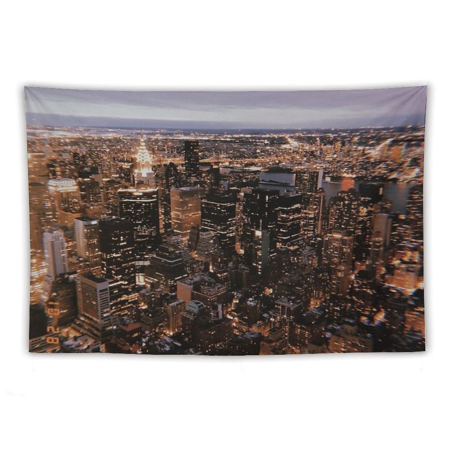 New York at Night Tapestry