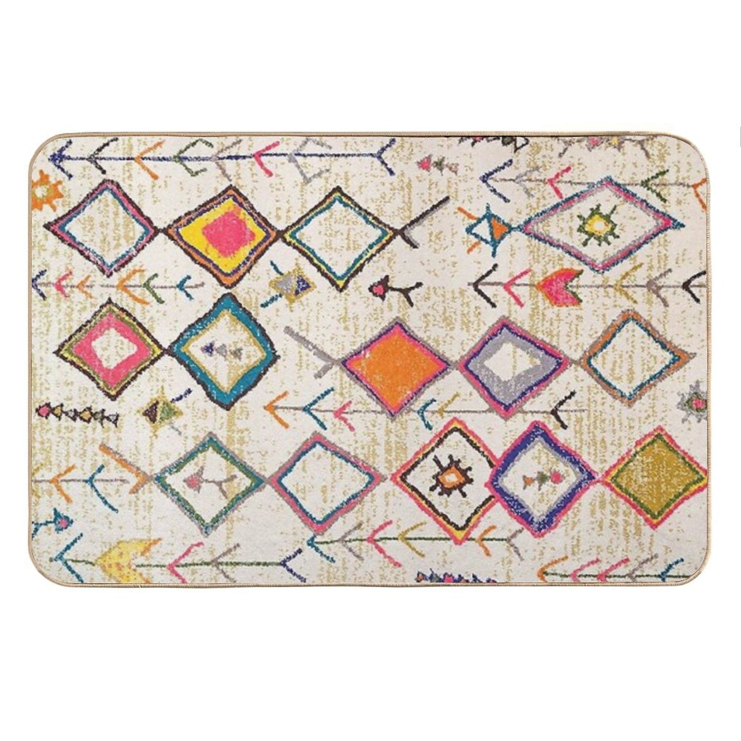 Moroccan Traditional Rug Style Bath Mat