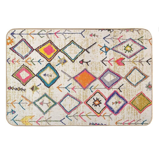 Moroccan Traditional Rug Style Bath Mat