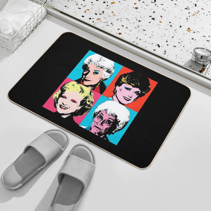 Golden Warhol Girls Bath Mat