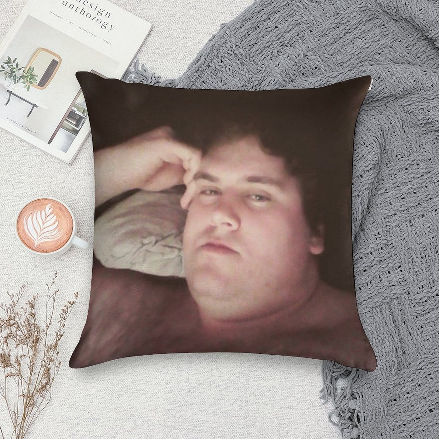 Horny Ogre Soft Fade-Resistant Throw Pillow