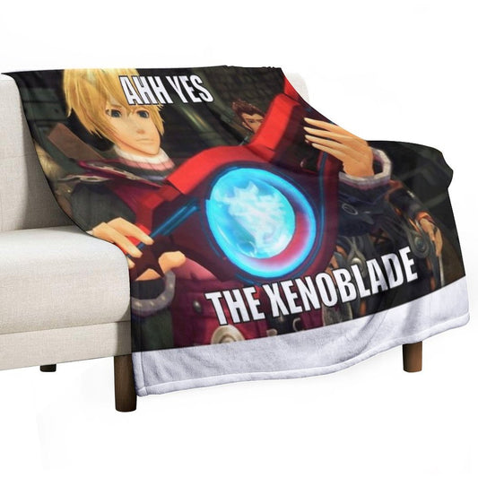 Ahh Yes, The Xenoblade Throw Blanket