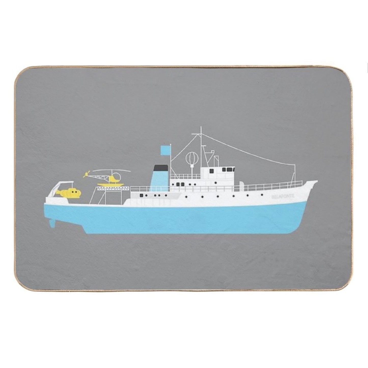 Life Aquatic by Steve Zissou - The Belafonte Bath Mat