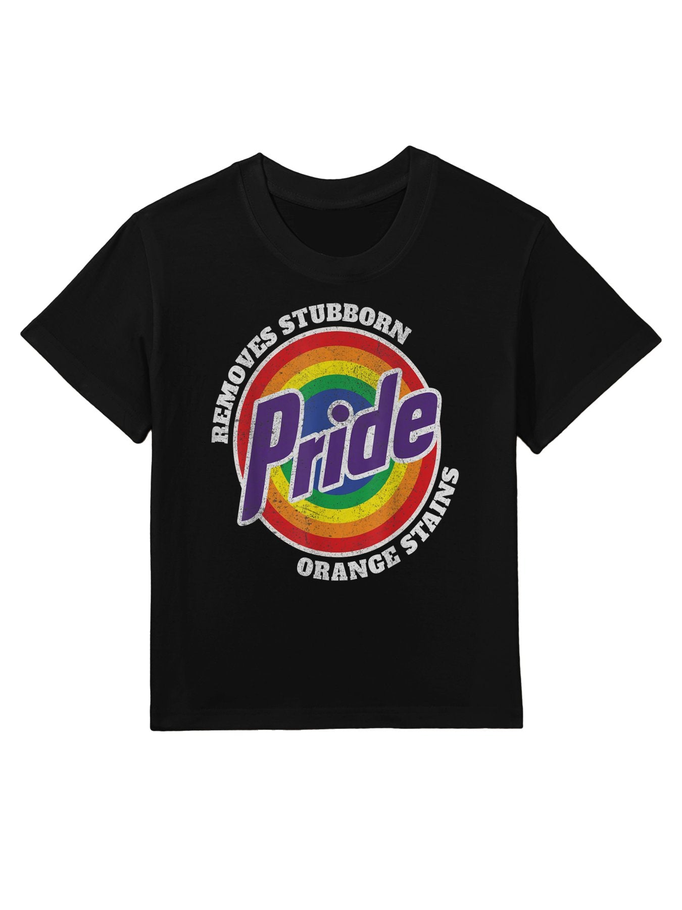 Resist Trump Remove Stubborn Orange Stains Pride Month LGBTQ Kids T-Shirt