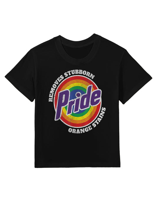 Resist Trump Remove Stubborn Orange Stains Pride Month LGBTQ Kids T-Shirt