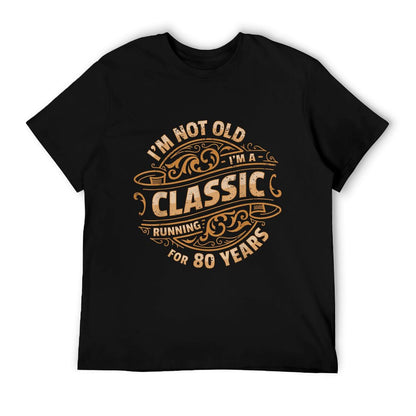 Classic 80 Year Old Man I Vintage 80th Birthday T-Shirt