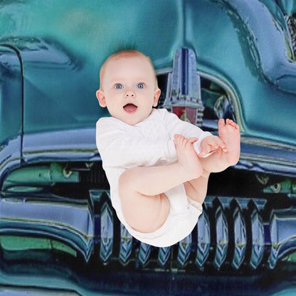 Modified FJ Holden at Wigley Reserve Throw Blanket