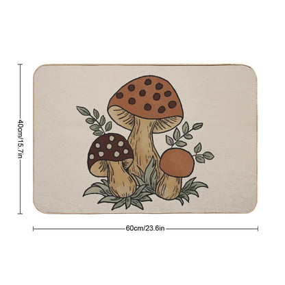 Merry Mushroom Bath Mat