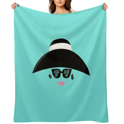 Holly Golightly Big Hat Throw Blanket