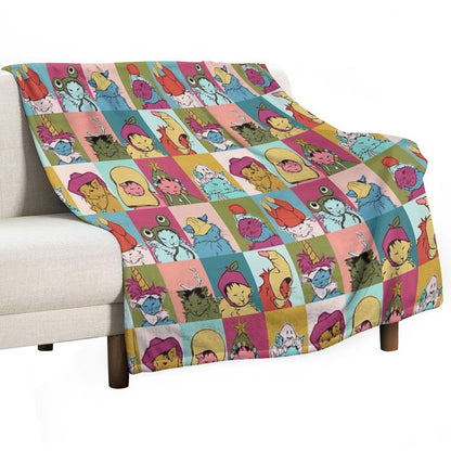 Pot Roast Hats Throw Blanket