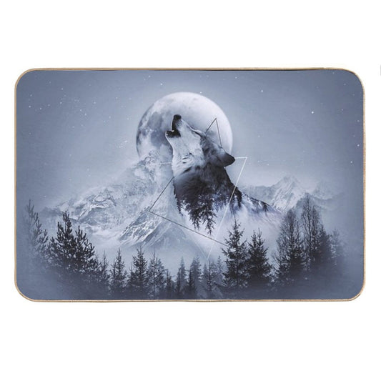 Howl with The Wolf Bath Mat