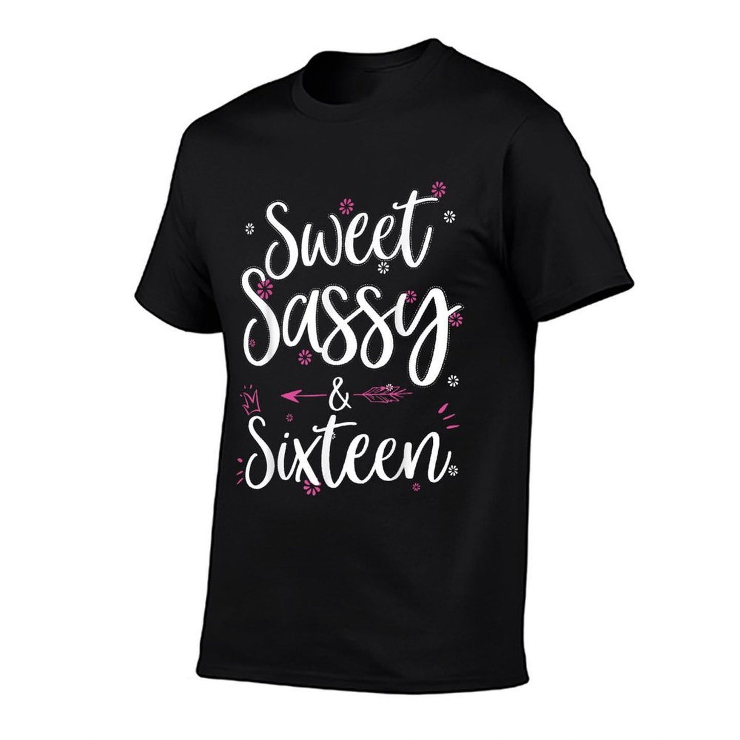 Sweet Sassy & Sixteen 16 Years Old 16th Birthday Bday Girls T-Shirt