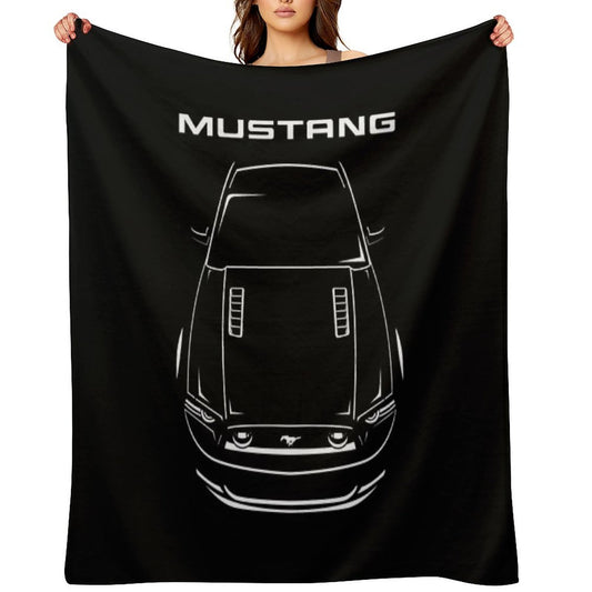 Ford Mustang S197 2013-2014 Throw Blanket