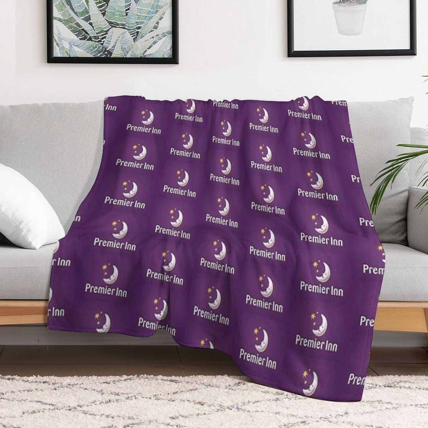PREMIER INN Throw Blanket