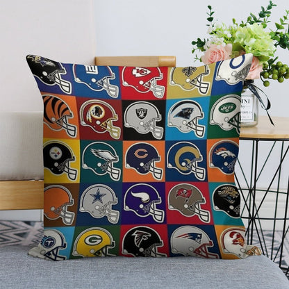 NFL USA Linen Throw Pillow Cover