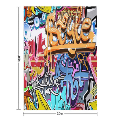 Graffiti Throw Blanket