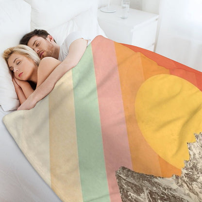 Mountainscape #1 Throw Blanket