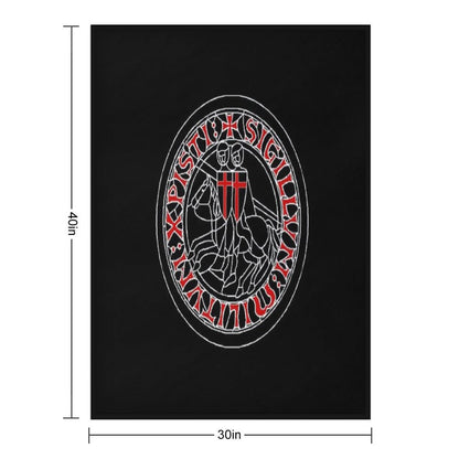 Knights Templar Throw Blanket