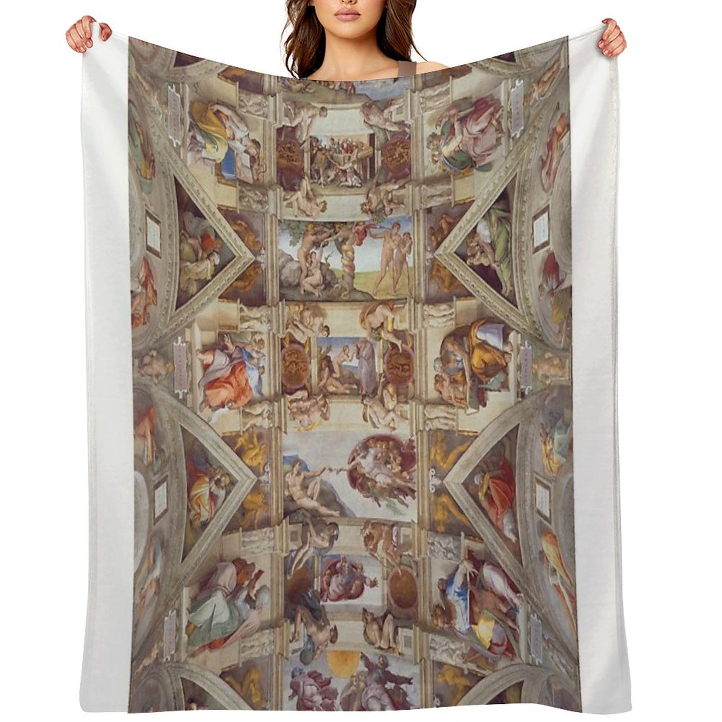 Sistine Chapel Ceiling Throw Blanket