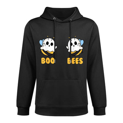 Boo Bees Women Funny Halloween Matching Ghost Costume Colorfast Hoodie