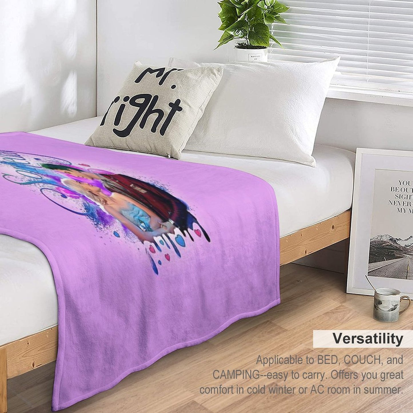 Zed And Addison - Someday - Zombies 2 Throw Blanket
