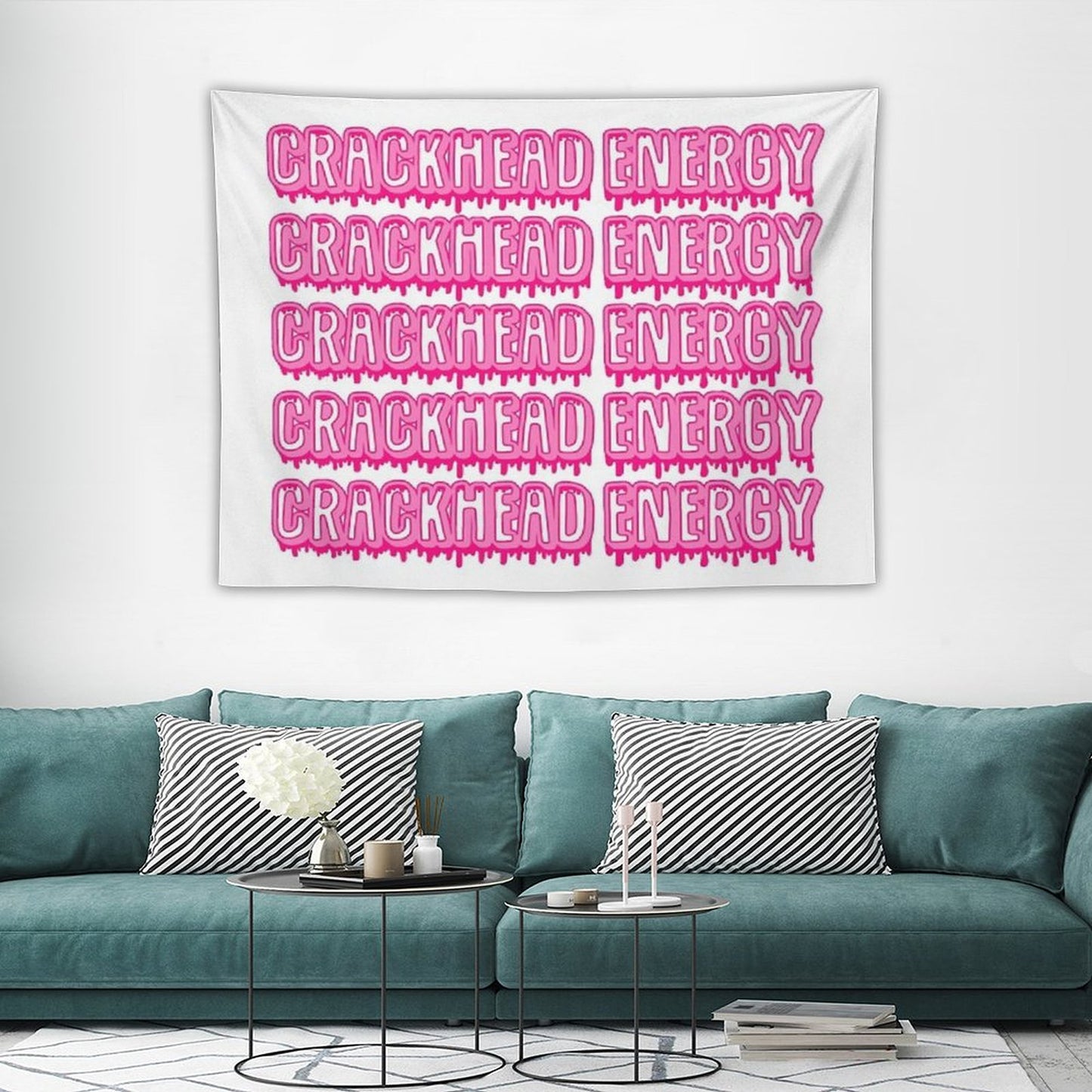 Crackhead Energy Tapestry
