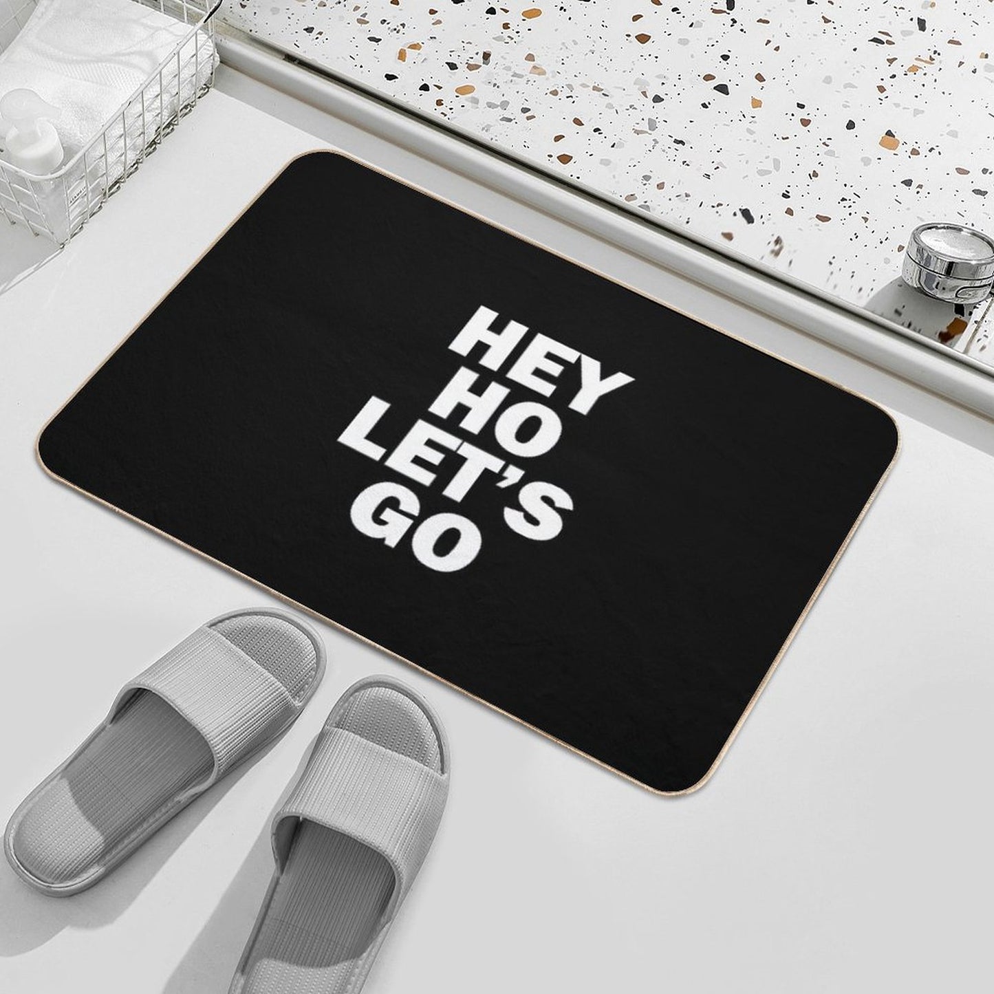 The Ramones - HEY HO LET'S GO Bath Mat