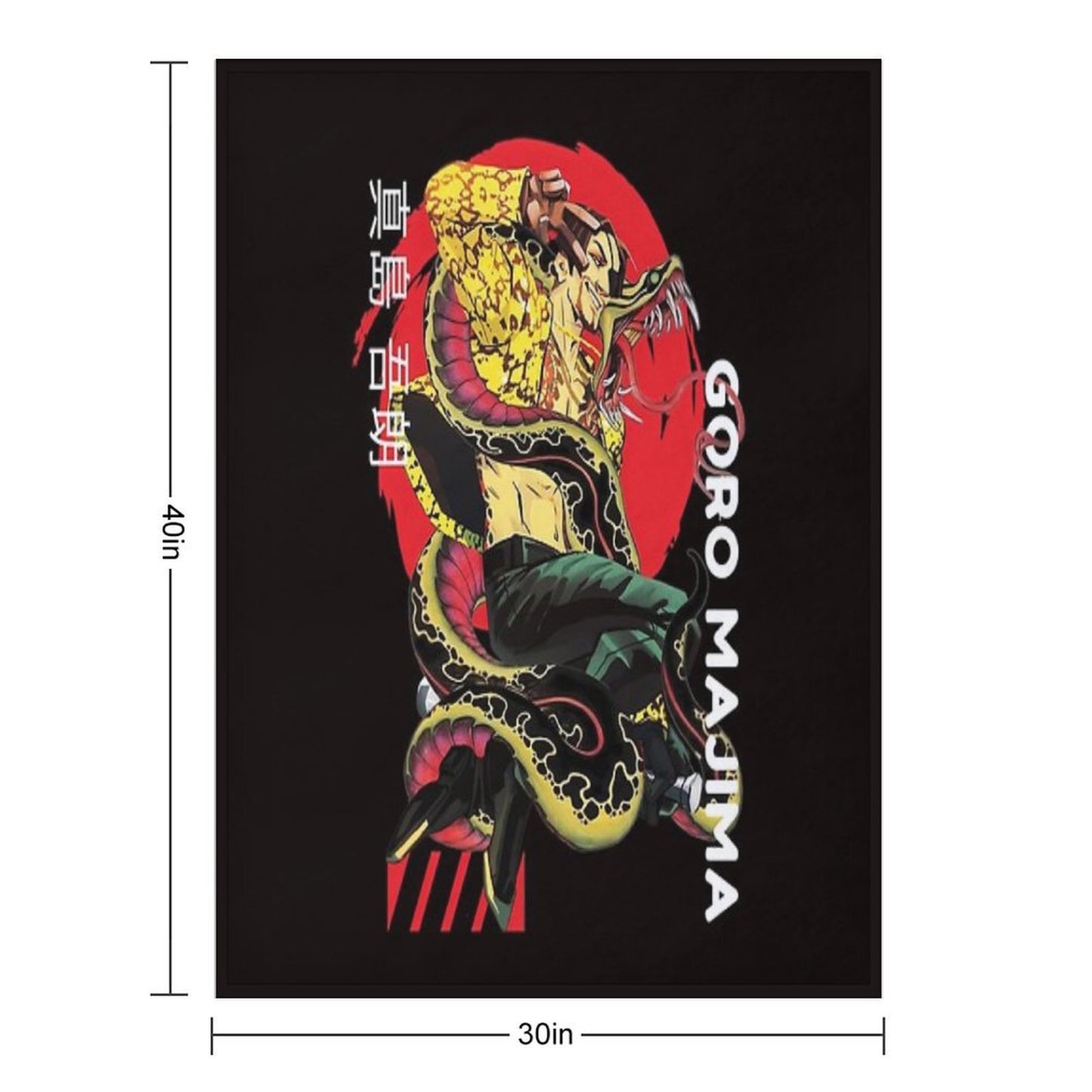 147 Goro Majima Yakuza Throw Blanket