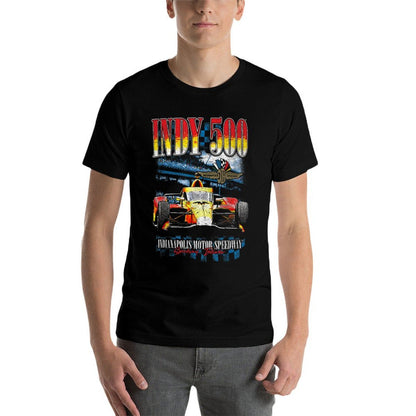 Indy 500 Indianapolis Motor Speedway Distressed Retro Poster  Versatile T-Shirt