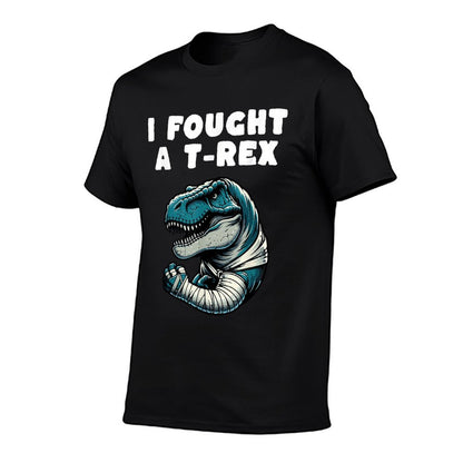 Broken Arm Recovery Kids Boys Dinosaur T-Shirt