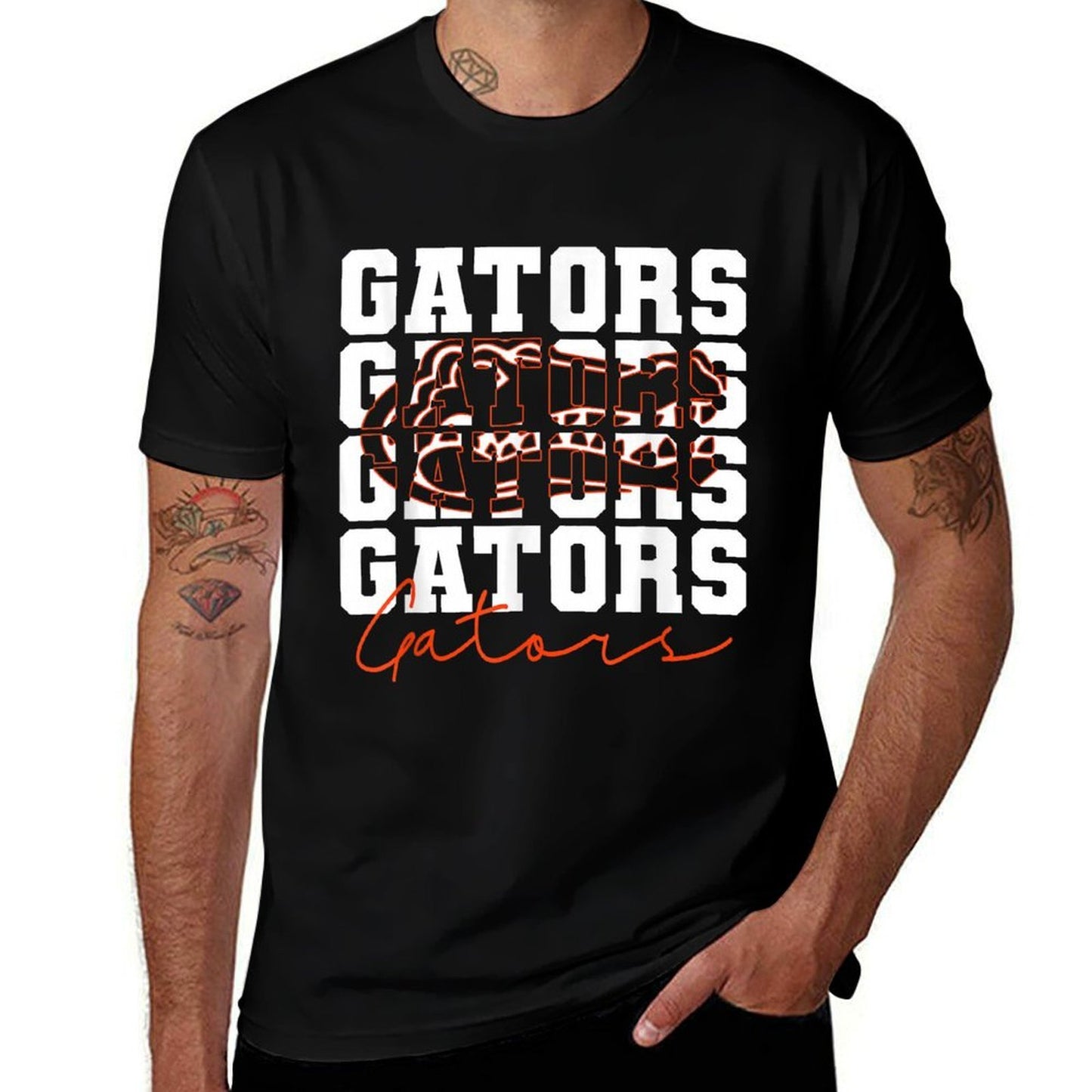 Gators Inspirational Design Gift For Men Women Girls Boys  Fade-proof Color T-Shirt