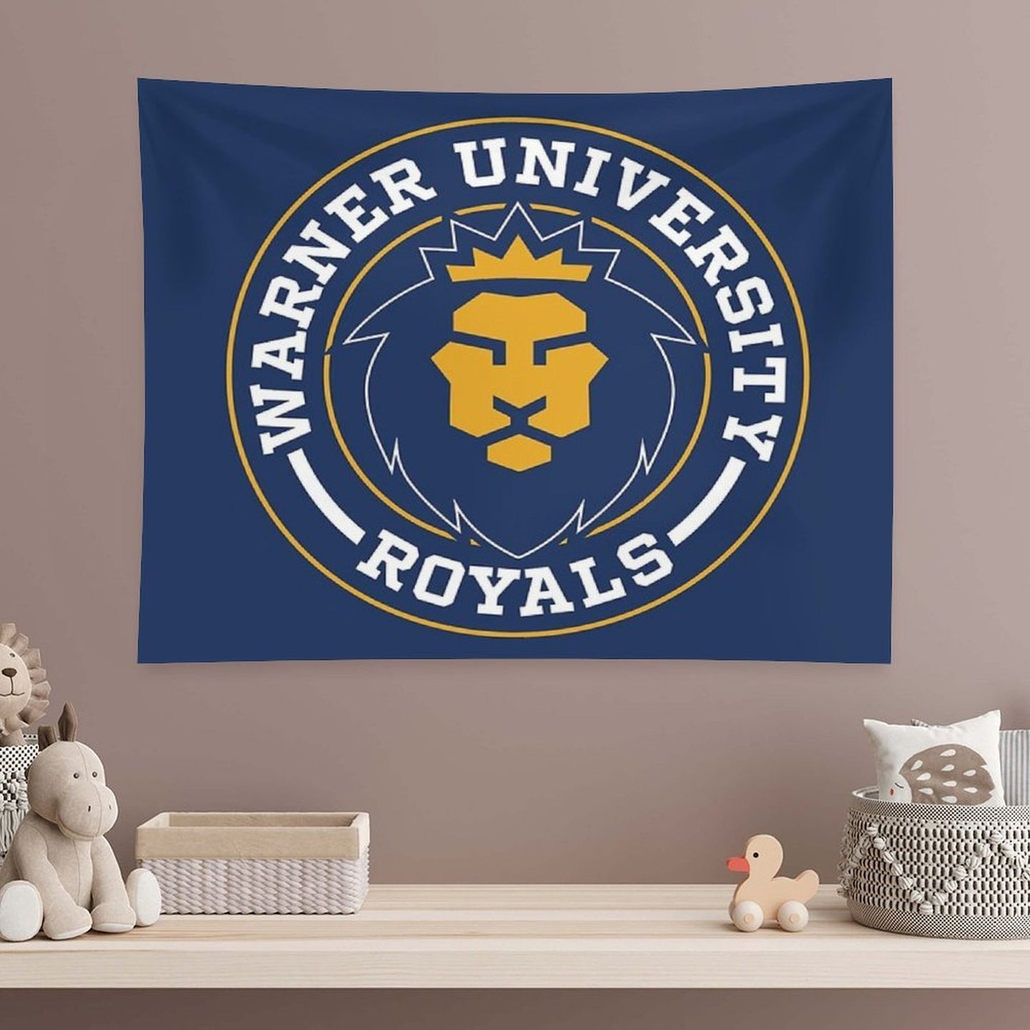 WU Circle Design Tapestry