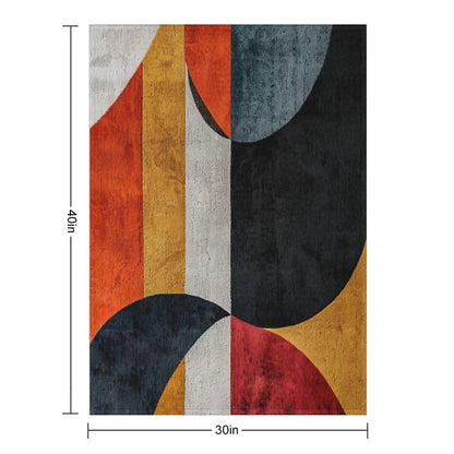 Geometric Shapes Throw Blanket