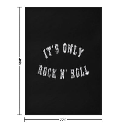 It's Only Rock And Roll - Rolling Stones Throw Blanket