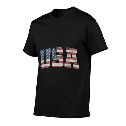 USA US Patriotic 4th of July America  Slim-fit Cut T-Shirt