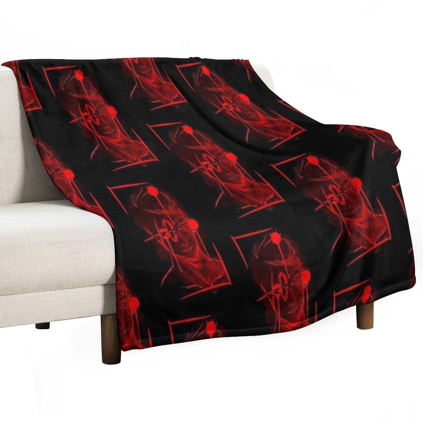 Vo.ME (black) Throw Blanket