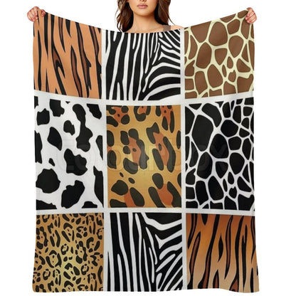 Colorful Patterns Throw Blanket