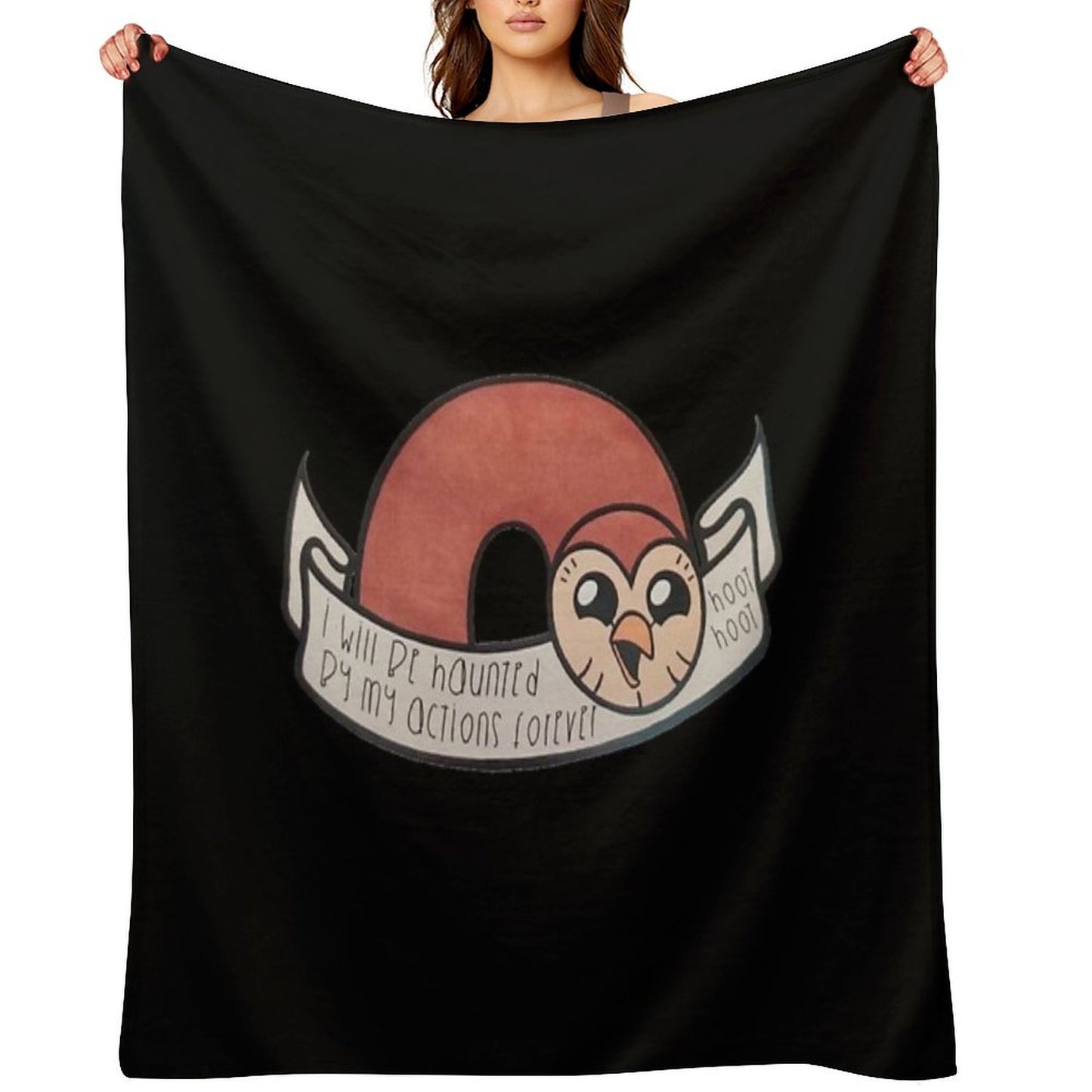 GOOD OWL Perfect Gift  Owl House Gift for Fans Throw Blanket