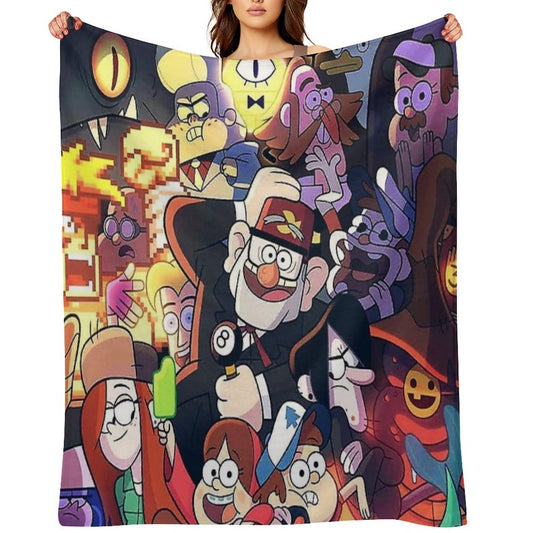 Gravity Falls Throw Blanket