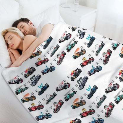 F1 All Cars 2022 Throw Blanket