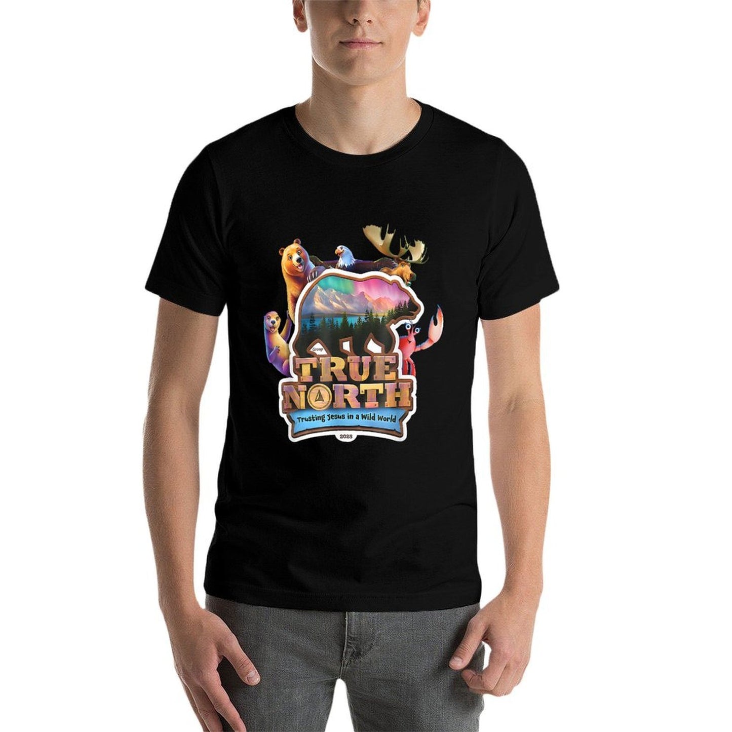 True North VBS 2025 Trusting Jesus Wilderness Christian  Versatile T-Shirt