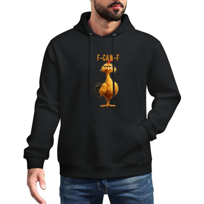 Funny F-Caw-F Chicken, FCAWF Chicken Customizable Surface Hoodie
