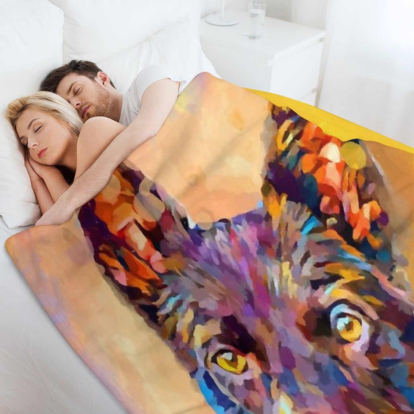 Kelpie Throw Blanket