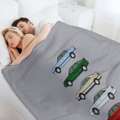 Rover 800 Classic Car Collection Throw Blanket