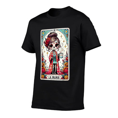 La Mamá Tarot Card Funny Mexican Mom Spanish Mothers Day T-Shirt