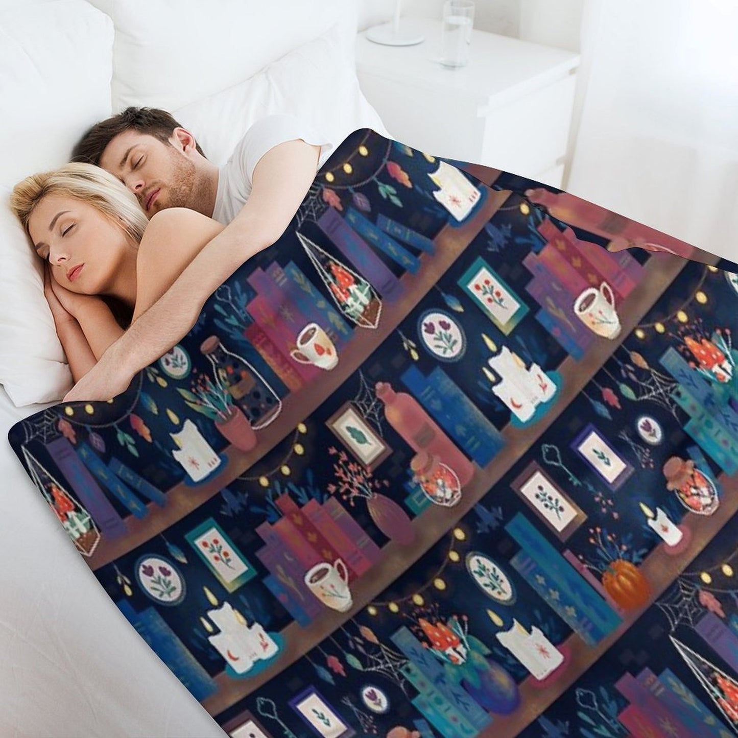 Whimsigothic Library Throw Blanket