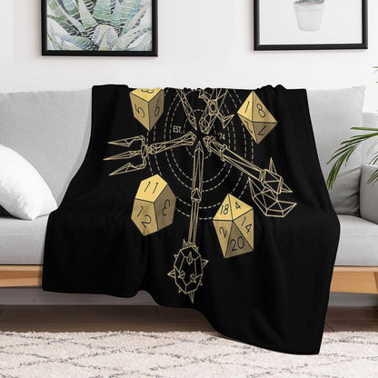 Dungeons & Dragons - Choose Your Weapon Throw Blanket