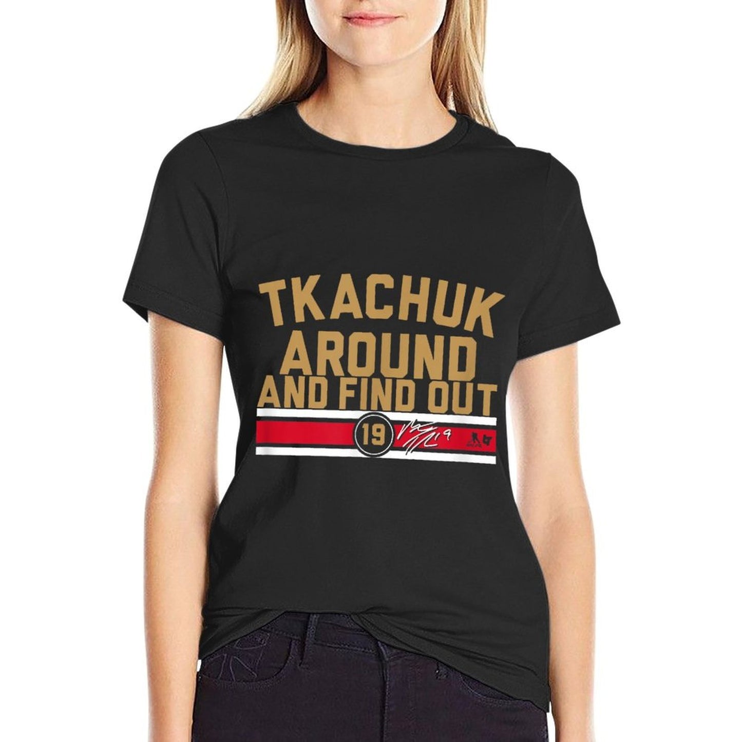 Matthew Tkachuk Around And Find Out - Florida Hockey  Soft T-Shirt